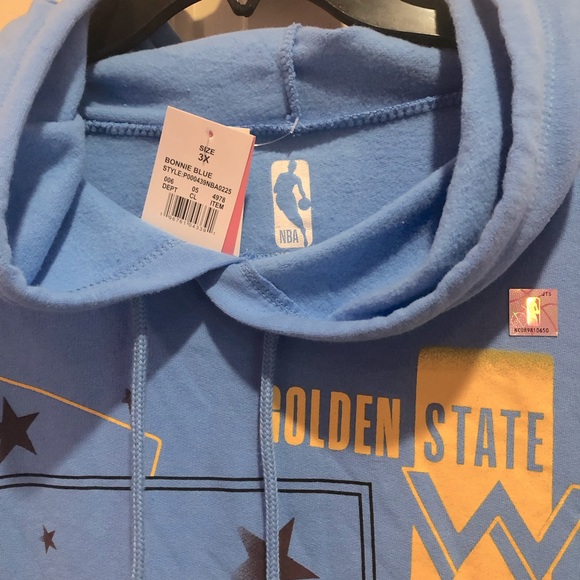 NBA Golden State Warriors Oversized Hombre Graphic Hoodie Sweatshirt XXXL NWT - Picture 5 of 7